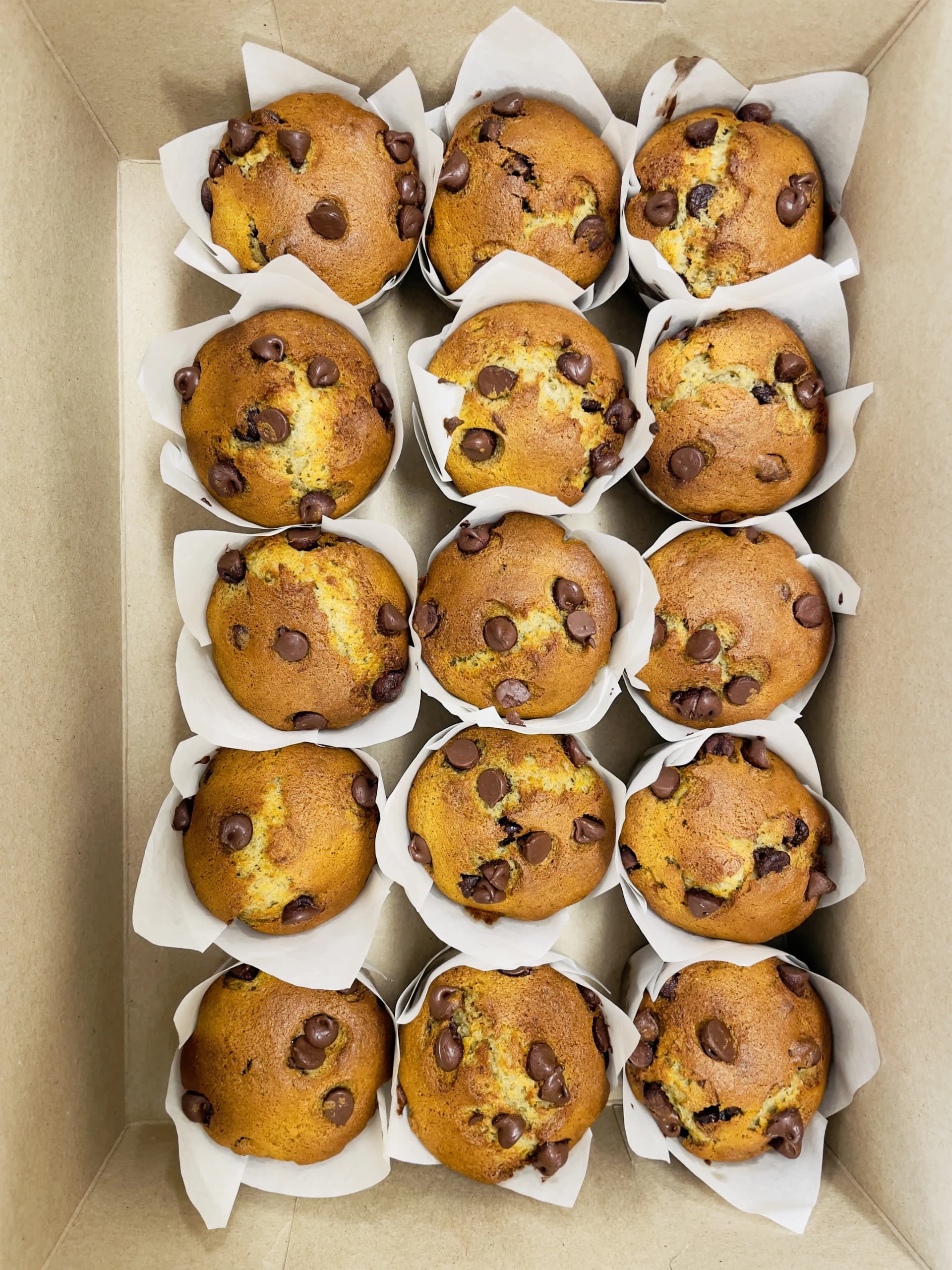 Banana Chocolate Chip Muffins - Signature cake by Chattal Bakery