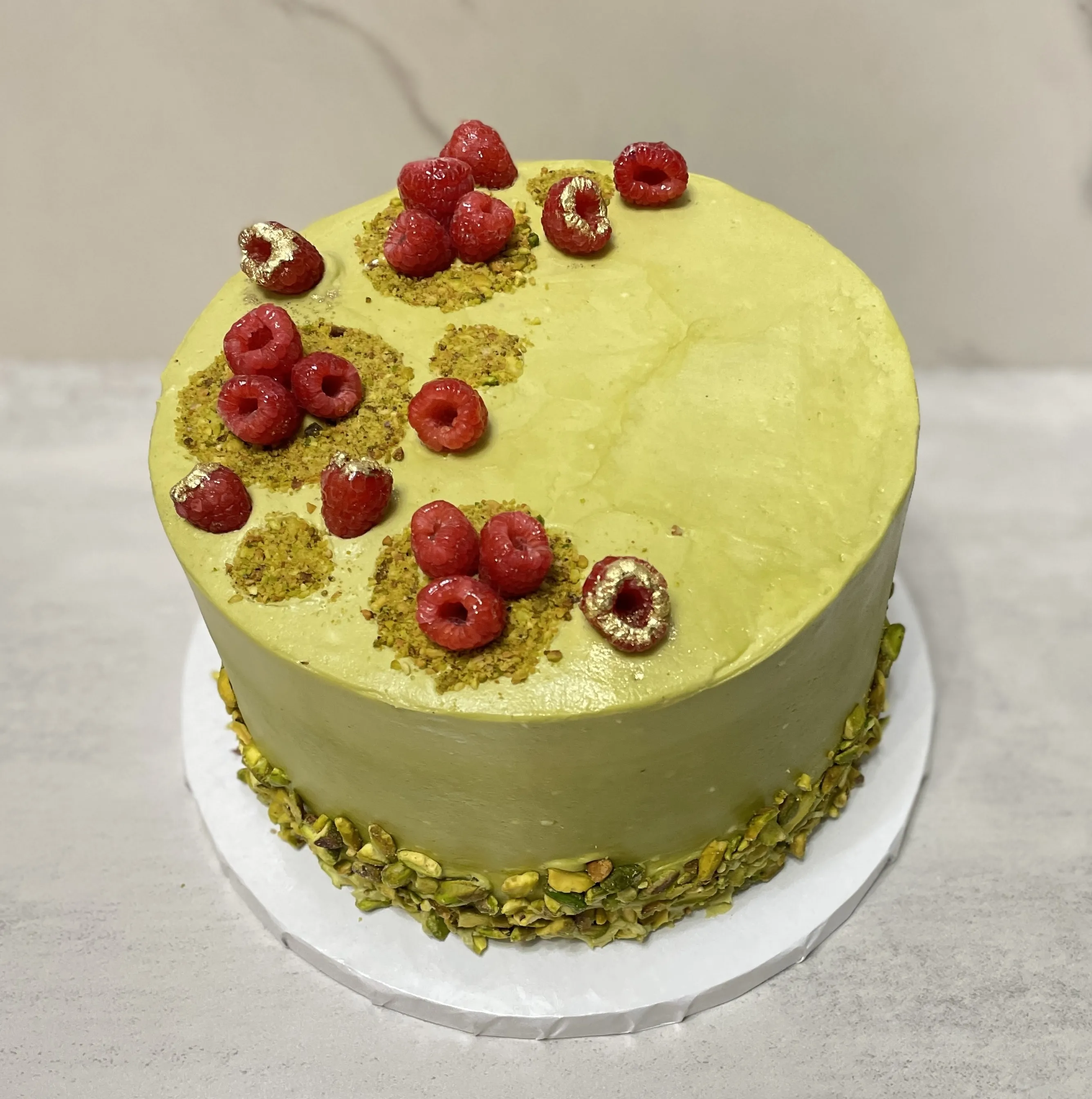 Pistachio Raspberry Cake - Image 1